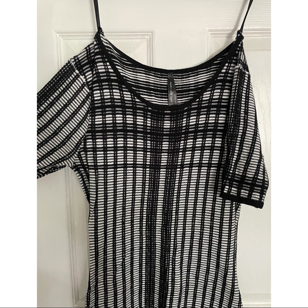 Marc New York • Geometric bodycon dress